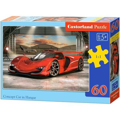 Castorland Puzzle Sportwagen im Hangar 60 Teile
