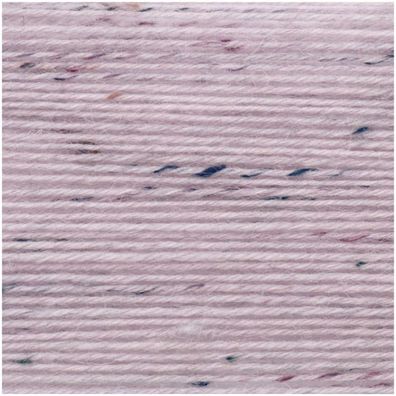 100g Superba Tweed-Farbe: 3-Flieder-4-fädiges Sockengarn in Tweed-Optik