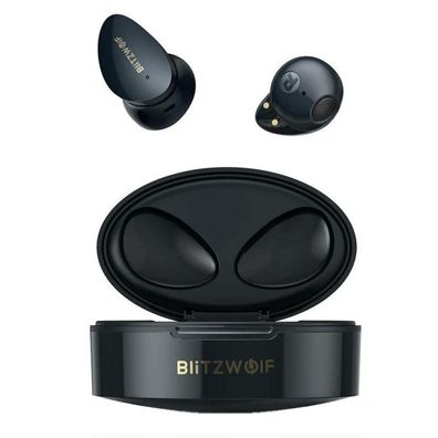 TWS BlitzWolf BW-FPE2 Bluetooth 5.0 Kopfhörer, AAC, IPX4 (Schwarz)