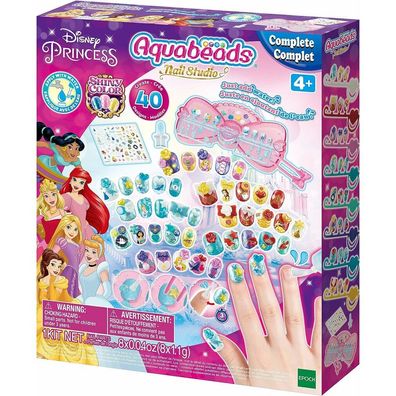 Aquabeads Kinder Disney Prinzessinnen Nagelstudio 35006