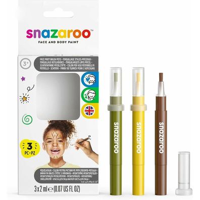 Snazaroo Pinselstift mit Gesichtsbemalung - Dschungel
