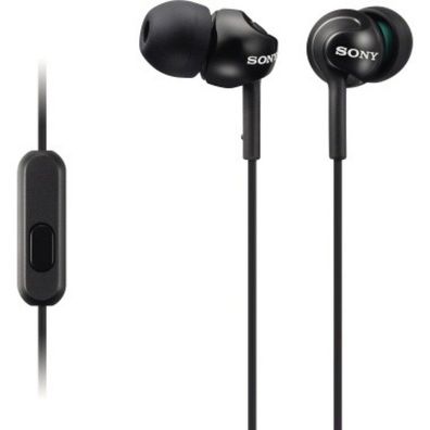 Sony Kopfhörer MDR-EX110APB In-Ear schwa In-Ear Smartphones schwarz