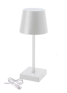 LED Tisch Leuchte warm weiß - weiß / wiederaufladbar - Akku Touch Deko Lampe