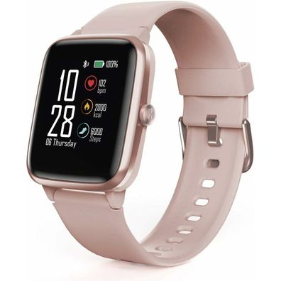 hama Fit Watch 5910 Smartwatch rosa, ros&eacute; gold
