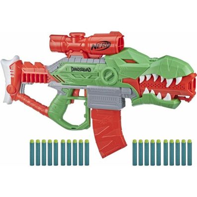 Nerf DinoSquad Rex-Rampage, Nerf Gun (grün/ orange)