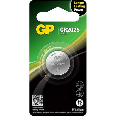 Gp Batteries Lithium Cell Cr2025 Disposable Battery
