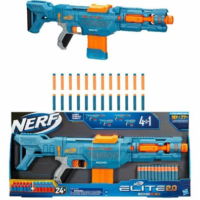Nerf Elite 2.0 Echo CS-10, Nerf Gun (blaugrau/ orange)