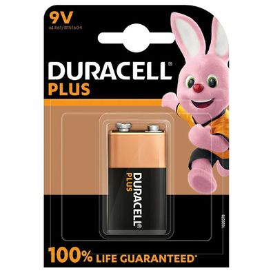 Duracell Plus Power 9v 6lr61-Mn1604 Pila X 1 U