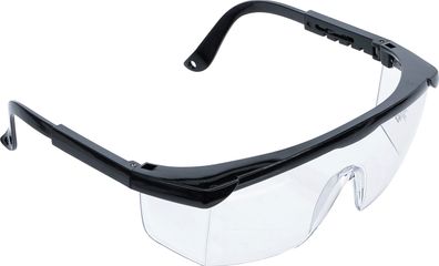 Schutzbrille mit verstellbarem Bügel | transparent BGS