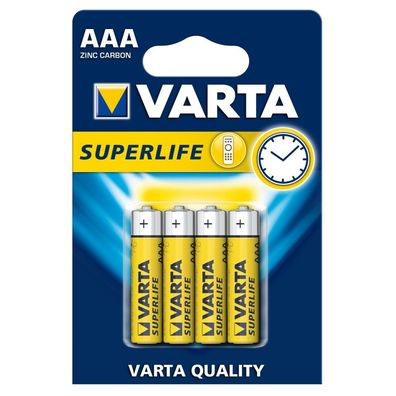 VARTA Dünne Batterien Varta Superlife R03/ AAA (Micro) (2003) Klapp-Blister