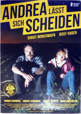 Andrea lässt sich scheiden - Original Kinoplakat A0 - Birgit Minichmayr - Filmposter