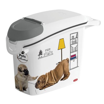 Curver PetLife 6kg Trockenfutterbehälter Hunde Napf Praktisch Aufbewahrung