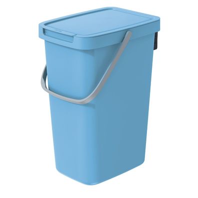 Abfalleimer Abfallsortierbehälter Mülltrennung Spezieller Haken Hellblau