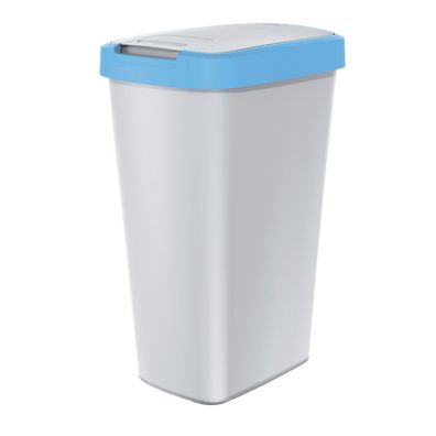 Papierkorb Abfallbehälter Praktisch Minimalistische Ästhetik Mülltrennung Blau