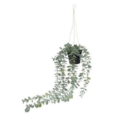 Künstliche Hängepflanze Blumenampel Blätter grün Zimmerpflanze Dekoration 59 cm Deko