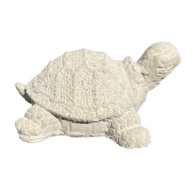 Betonfigur Schildkröte BABY - handgefertigte Dekoration für Garten und Haus
