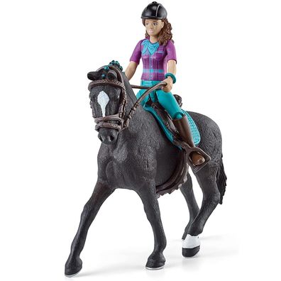 Spielfigur Spielzeug Schleich Horse Club Figur Lisa und Pferd Storm