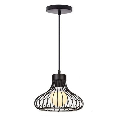 Homestyle Pro MK013 B Industri&eumlle Hanglamp 23x20 cm Zwart/Metaal