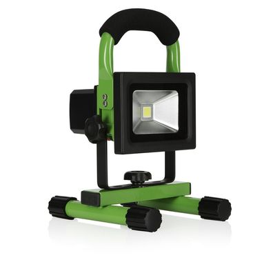 Smartwares 10.030.51 LED Bouwlamp Oplaadbaar 10W Zwart/ Groen