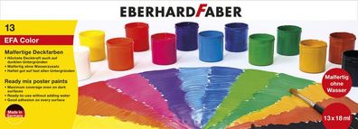 Eberhard Faber EF 575613 Verfset 13 Potjes Kant En Klaar