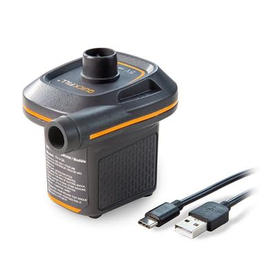 Intex 66635 Mini USB Air Pump Zwart/ Oranje