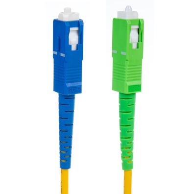 Glasfaserkabel Patchkabel Singlemode Glasfaser-Kabel SC/ APC auf SC/ UPC Länge 5m