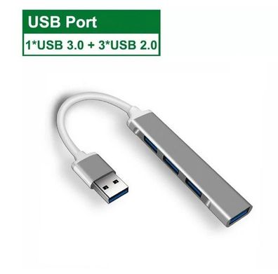 USB Hub Usb 3.0 4 poorts Mini hub Multi Splitter Hoge Snelheid 5Gbps voor ..