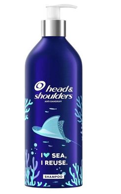 Head &amp Shoulders Classic Anti Roos Shampoo Gevulde Navulbare Aluminium Fles 430 ML