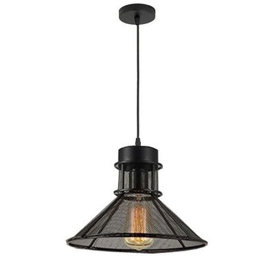 Homestyle Pro MK110 BB Industri&eumlle Hanglamp 28x18 cm Zwart/Metaal