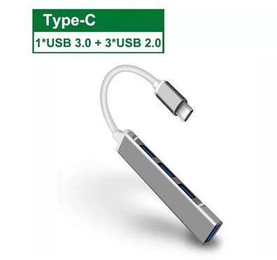 USB3.0 Hub 4 poorts Mini hub Multi Splitter Hoge Snelheid 5Gbps voor Pc Comp..