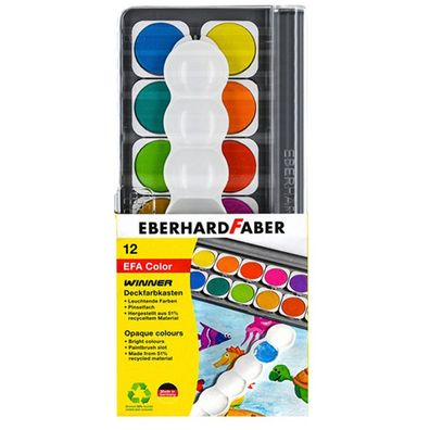 Eberhard Faber EF 578312 Verfdoos Winner 12 Kleuren