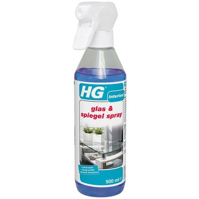 HG Glas En Spiegelspray 0,5L