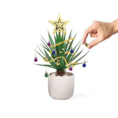 Gift Republic Feestelijke Plant Kerstballen