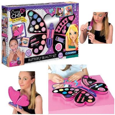Clementoni Crazy Chic Butterfly Beautyset Make Up Koffer