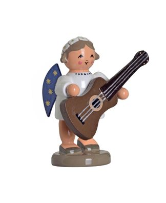 Miniaturfigur Engel mit Gitarre BxTxH= 4x3x4,5cm NEU Miniatur Instrumente Figure