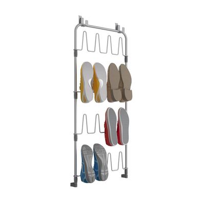 Tomado Metaltex Over The Door Space Saver Shoes@Door Schoenenetage voor Deur Zilver