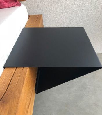 Nachttisch 30x13cm 'Theresa' Metall schwarz