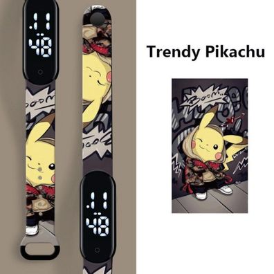 Pikachu Silikon Armbanduhr 1 - Nintendo Pokemon Takara Tomy Silikon Armbanduhren