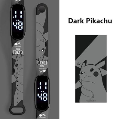 Pikachu Silikon Armbanduhr 2 - Nintendo Pokemon Takara Tomy Silikon Armbanduhren