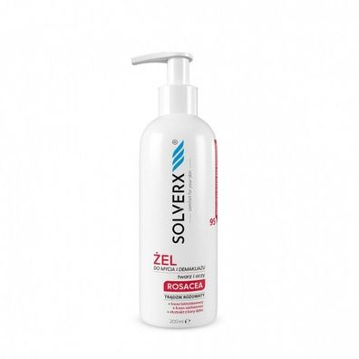 Solverx Rosacea Reinigungs- und Make-up-Entfernungsgel für Rosacea