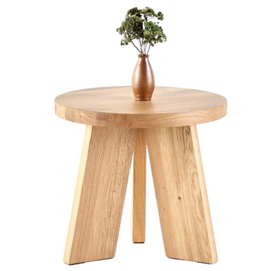 Couchtisch aus massivem Eichenholz - L50 * B50 * H45 stabil & modern