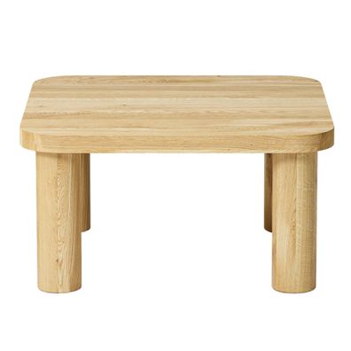 Couchtisch aus massivem Eichenholz - L70 * B70 * H37 stabil & modern