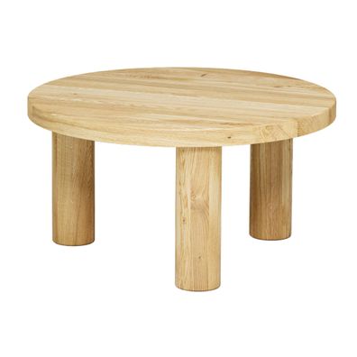 Couchtisch aus massivem Eichenholz - L80 * B80 * H37 stabil & modern