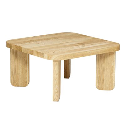 Couchtisch aus massivem Eichenholz - L70 * B70 * H37 stabil & modern