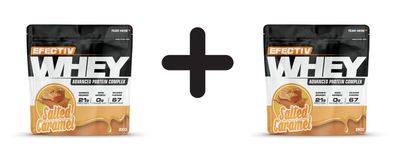 2 x Whey Protein, Salted Caramel - 2000g