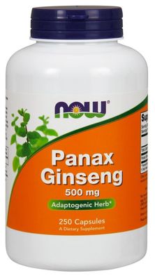 Panax Ginseng, 500mg - 250 capsules
