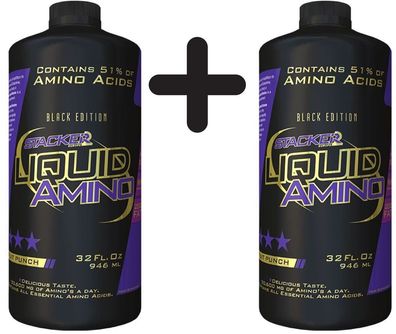 2 x Liquid Amino, Fruit Punch - 946 ml.
