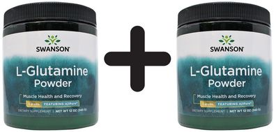 2 x AjiPure L-Glutamine Powder - 340g