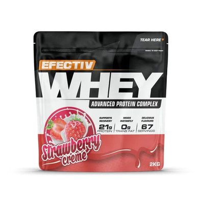 Whey Protein, Strawberry Creme - 2000g