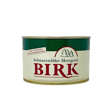 Schwarzwälder Metzgerei Birk Dosenwurst Feine Leberwurst aus eigener Herstellung